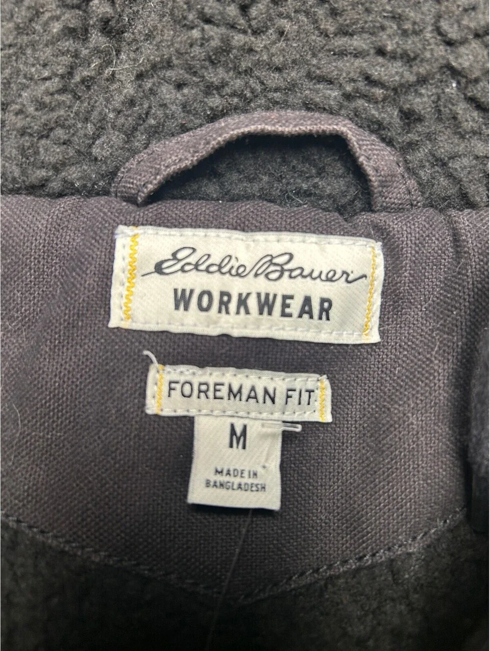 Eddie Bauer Workwear Foreman Fit Thinsulate Hooded Jacket Men's Size M